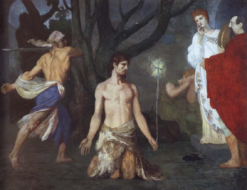 Pierre Puvis de Chavannes The Beheading of Saint John the Baptist Sweden oil painting art